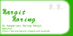 margit moring business card